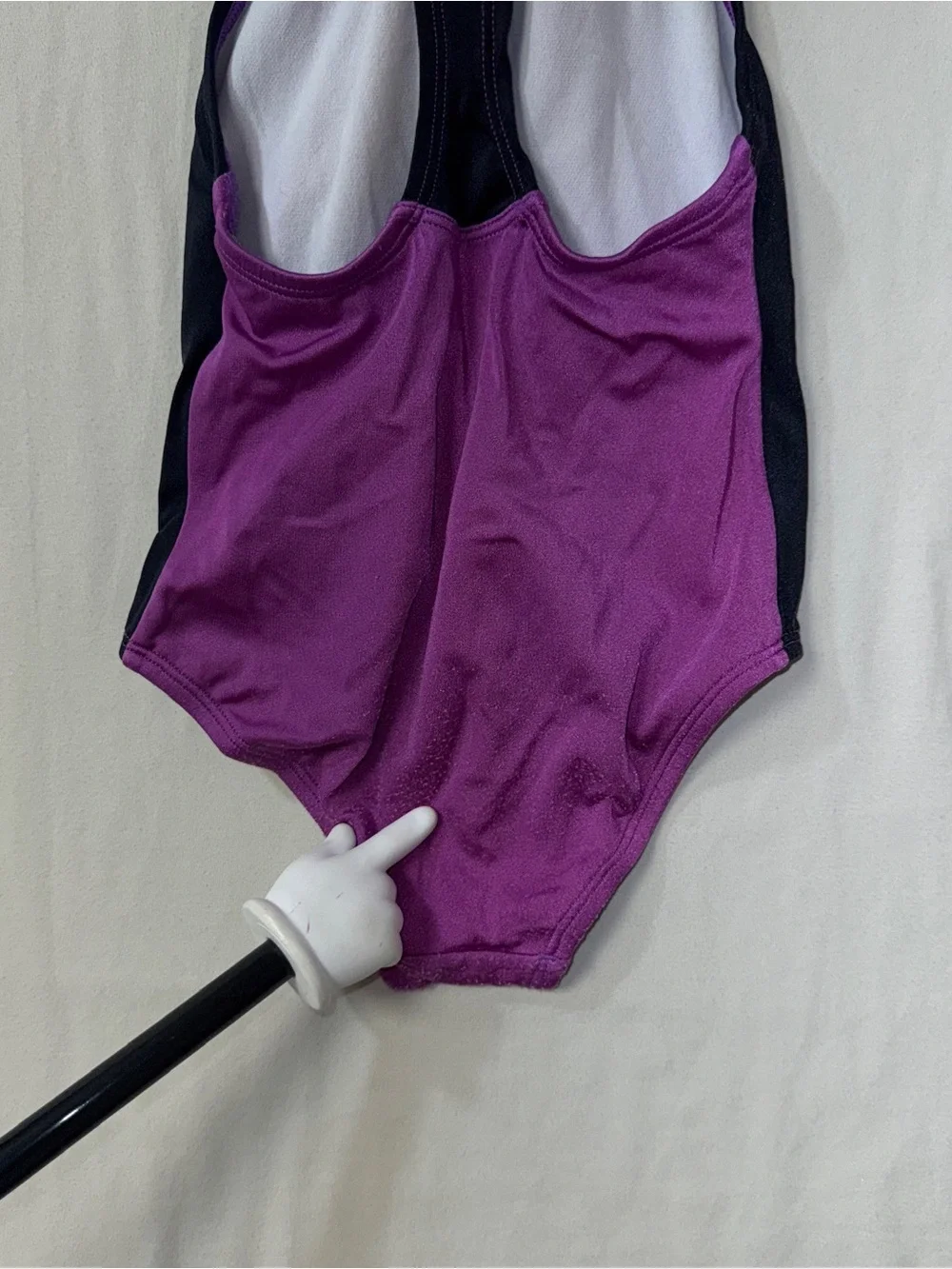 Speedo Purple Full One Piece Swimsuit Bathing suit Girls 5 Swim Beach Pool Team